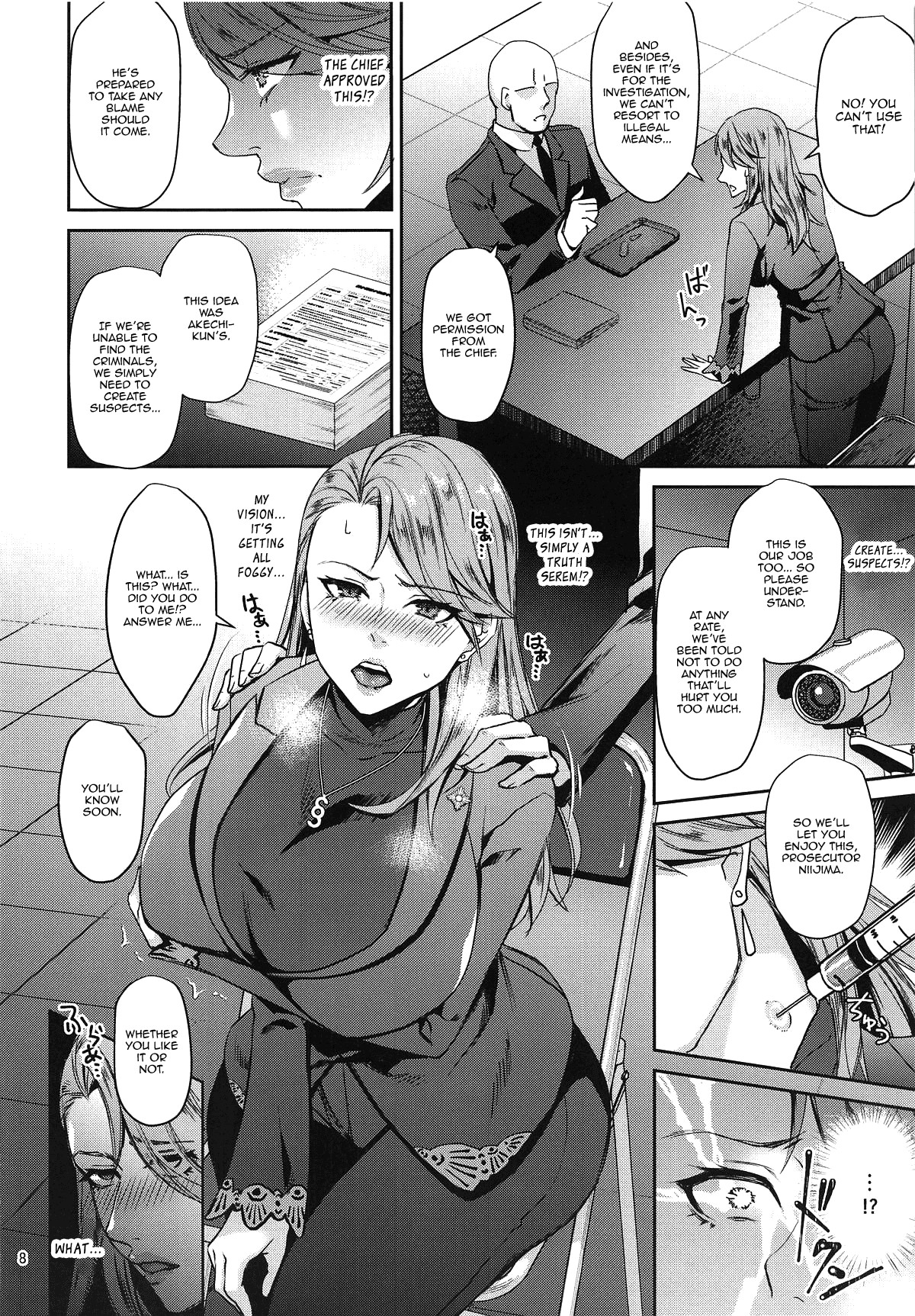 Hentai Manga Comic-Beautiful Prosecutor's Framing and Rape Investigation-Read-7